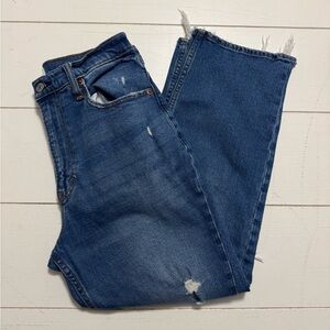 Abercrombie & Fitch The Ankle Straight Jeans